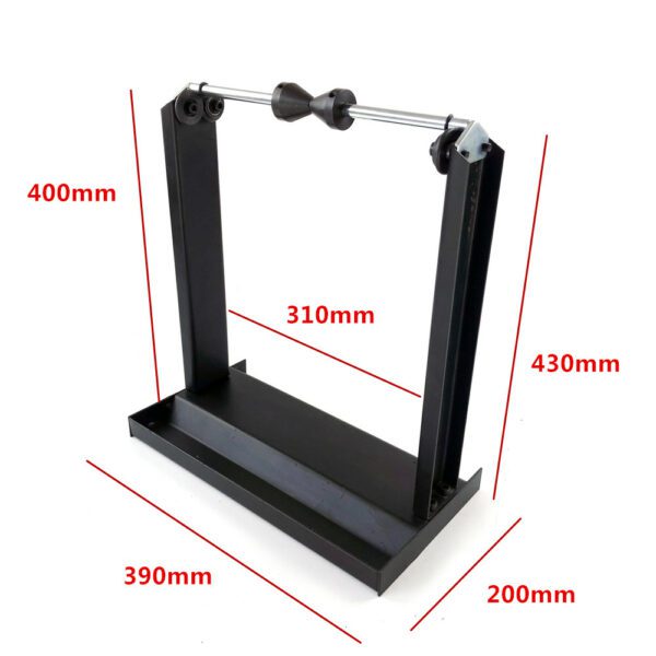 Black Motorcycle Static Wheel Balancer Tire Stand Truing Stand