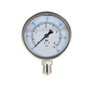  YN-60BF radial pressure gauge stainless steel 304 pressure gauge Φ60 pressure gauge