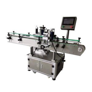  Fully automatic self-adhesive round bottle labeling machine Roll-type positioning double-sided round bottle comprehensive labeling machine
