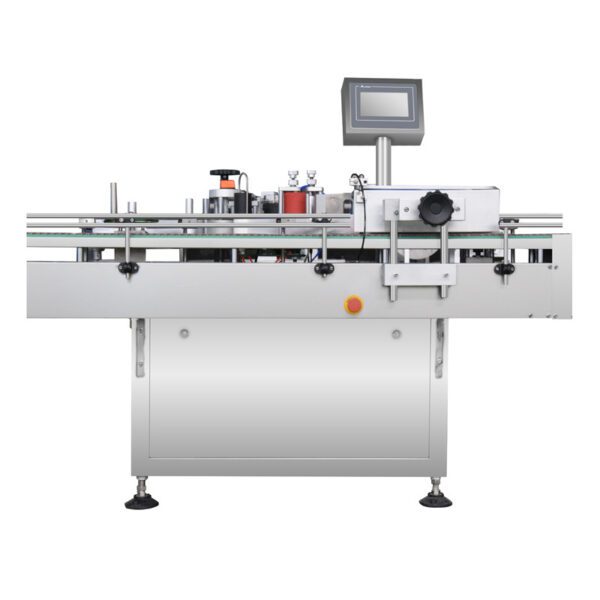  Universal automatic labeling machine for large and small bottles, automatic round bottle labeling machine, disinfectant alcohol disposable hand sanitizer labeling machine, vertical self-adhesive labeling machine