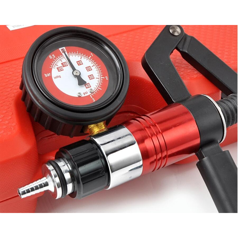  Automotive Hand Vacuum Pump, Handheld Vacuum and Pressure Pump Brake Clutch Fluid Bleed Tool Kit, Squeeze Dual-Purpose Hand Vacuum Pump, Brake Fluid Replacement Tool