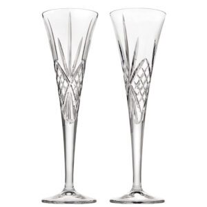  6oz Champagne Glasses 2PCS Champagne Flutes Crystal