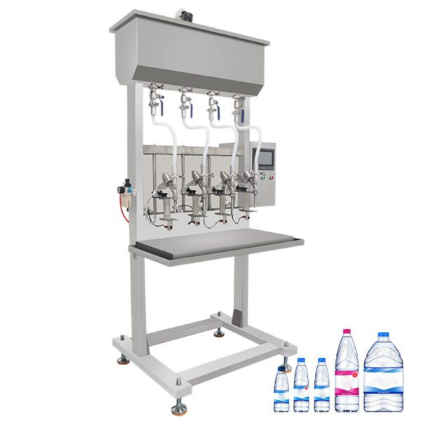  1-4 filling heads semi-automatic filling machine, liquid filling machine, glass water mineral water wine beverage filling