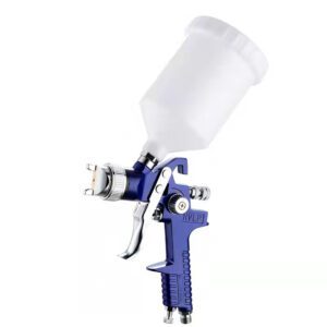  HVLP Spray Gun Gravity Feed, 600CC Capacity, with 1.4mm Nozzle Professional Air Paint Sprayer Spray Guns for Painting Cars