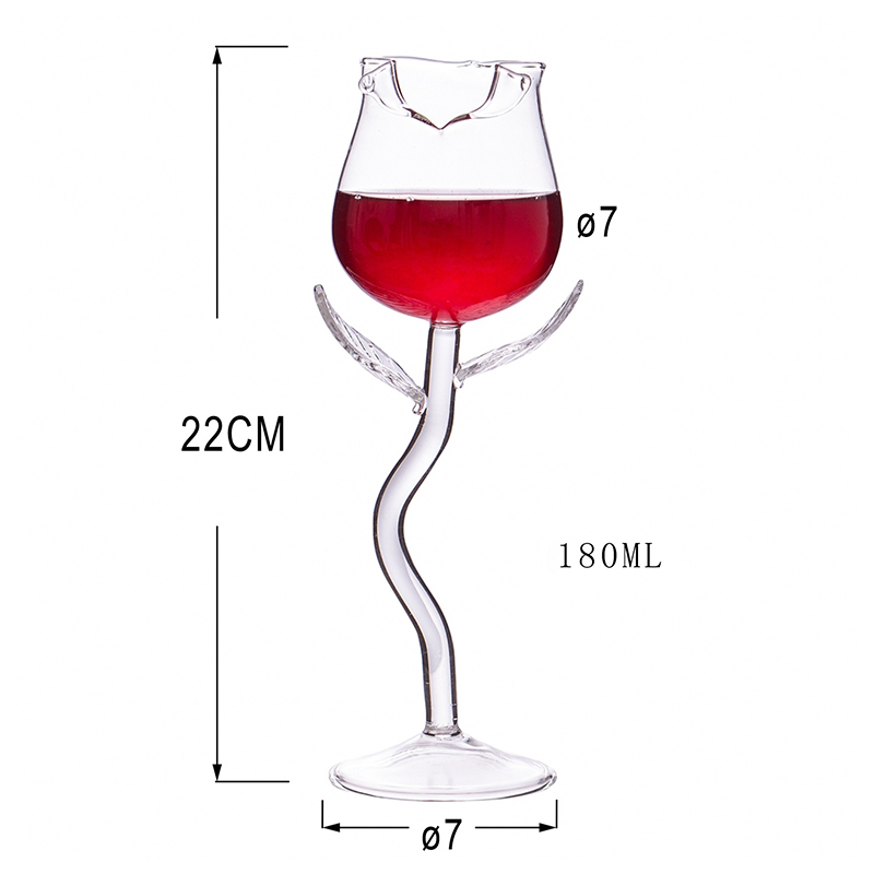  Red Wine Glass,Rose Flower Shape Wine Glass,Cocktail Wine Juice Goblet ,Fancy Red Wine Goblet,Wine Cocktail Glasses ,Wine Glass Party Set 2