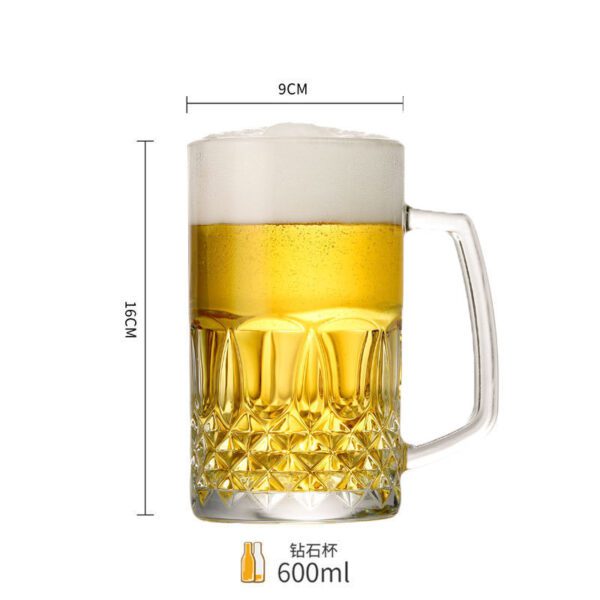  100pcs 345ml-1300ml Large Capacity Beer Glass Cup Beer Tumbler Set