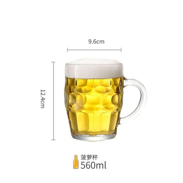  100pcs 345ml-1300ml Large Capacity Beer Glass Cup Beer Tumbler Set