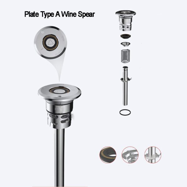 wine spear Wine Spear Connector Type A Type G Type S Type D