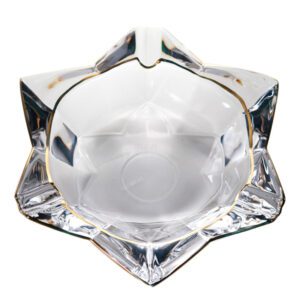  Nice design crystal glass clear ashtray for smoking cigar tobacco Popular