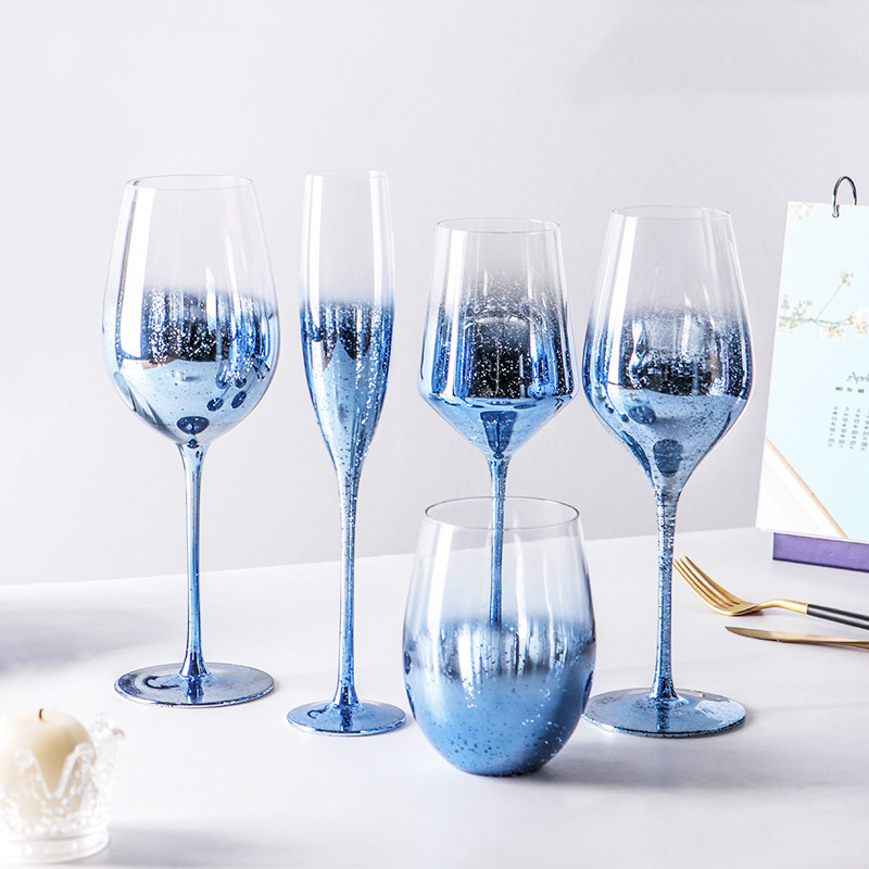  Champagne glass cup bar creative starry sky wine set