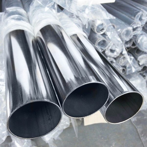  304 Stainless Steel Round Tube Stainless Steel Stair Handrail Decorative Tube Bright Stainless Steel Tube Wholesale 100kg