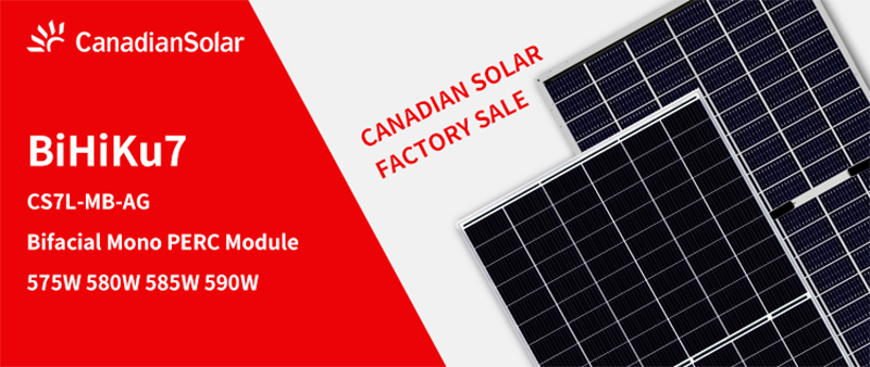 Canadian solar Canadian solar HIKU7 120cells High Power 590w Solar Panel