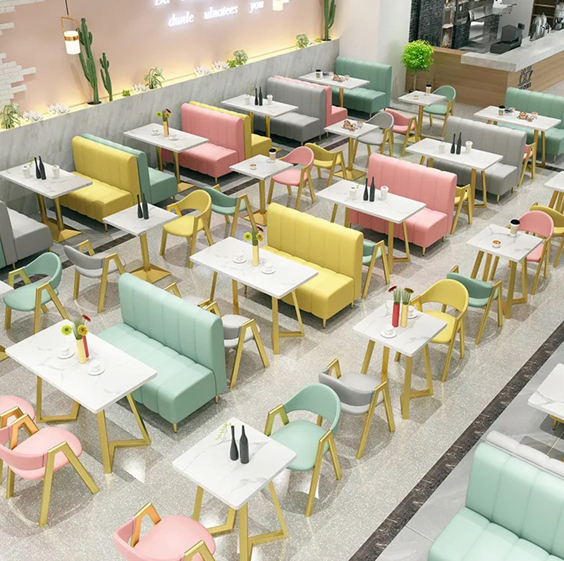  Nordic Coffee Shop Restaurant Furniture Sets Seating Design
