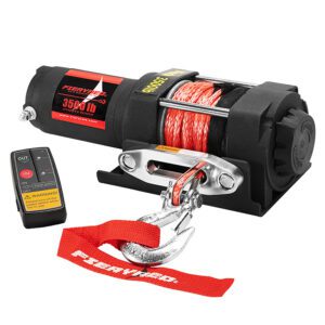 Fieryred 3500LBS Electric Winches Wireless Nylon Off-Road