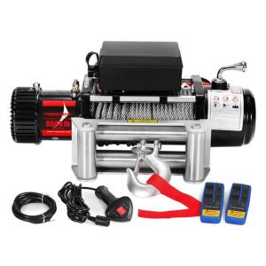  FIERYRED Electric Winches 9500LBS 12V Steel Cable Wireless