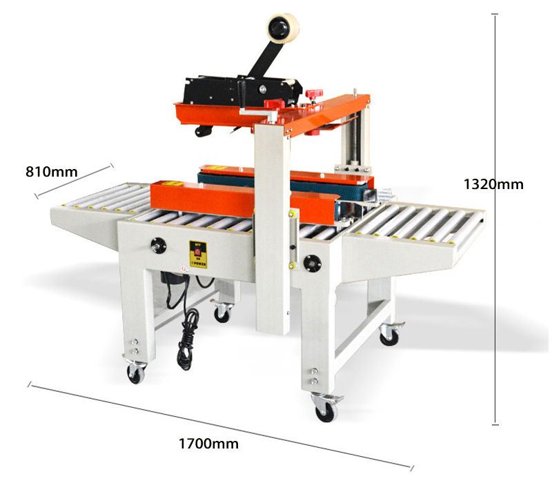  Automatic Carton Sealing Machine W130mm-500mm H120mm-500mm