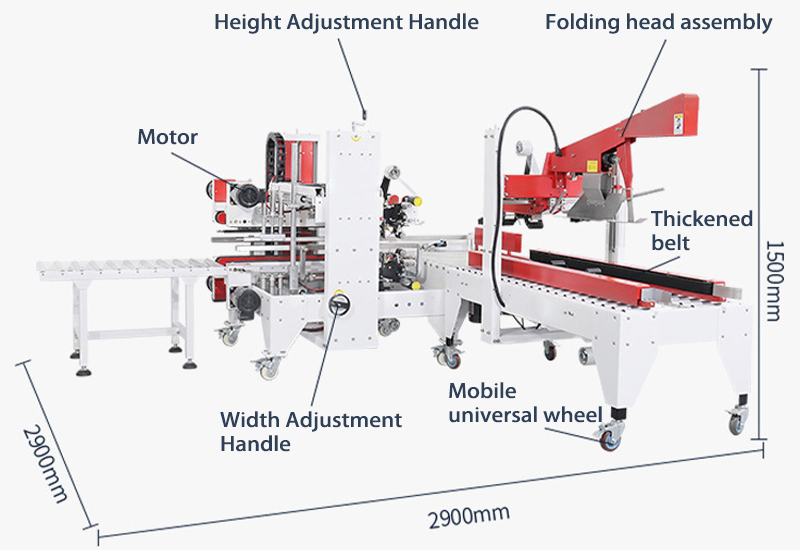  Folding and Sealing Machine H-Type Full Automatic Carton&
