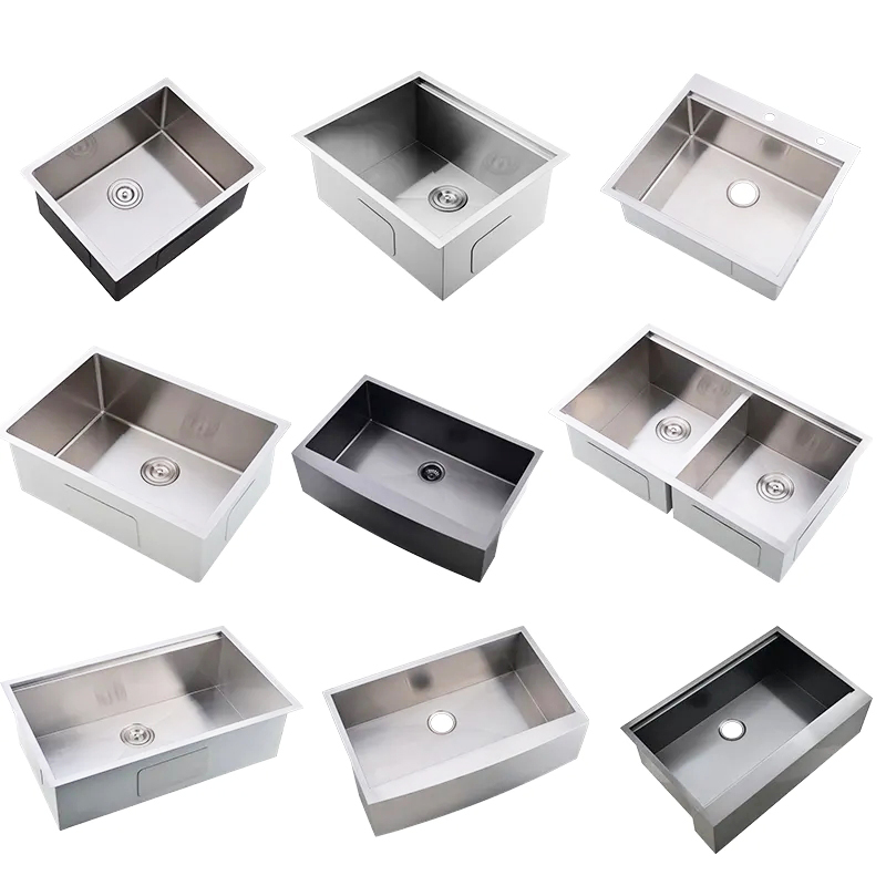  High Quality Commercial Sink Square Kitchen Single Bowl