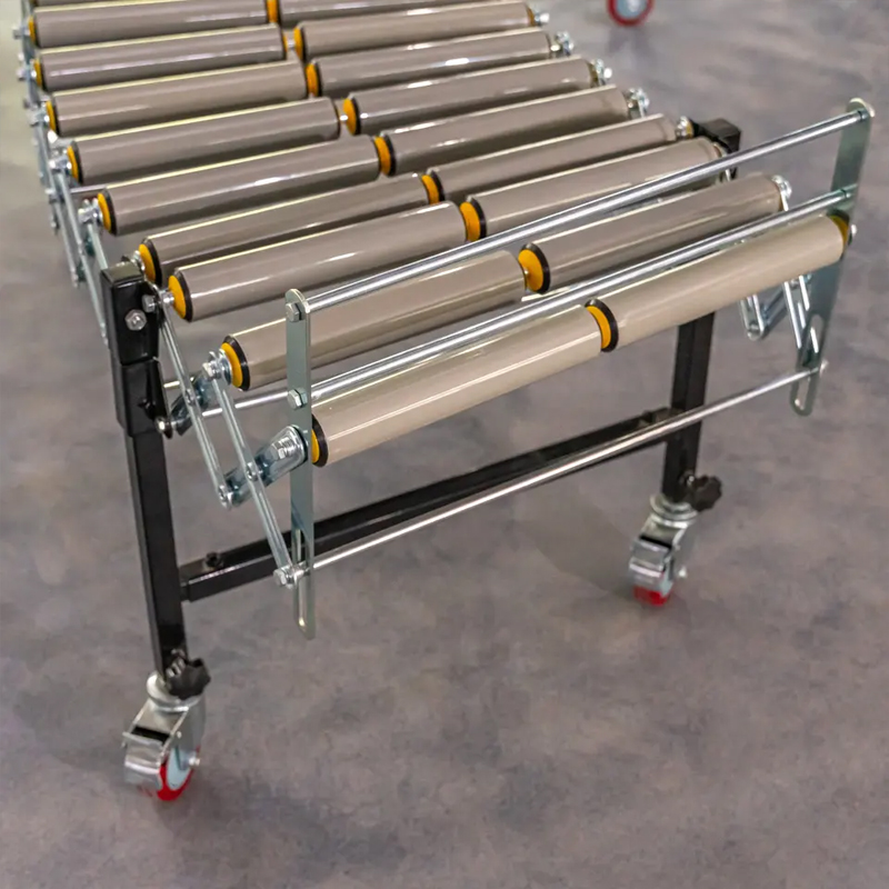  flexible roller conveyor for container unloading