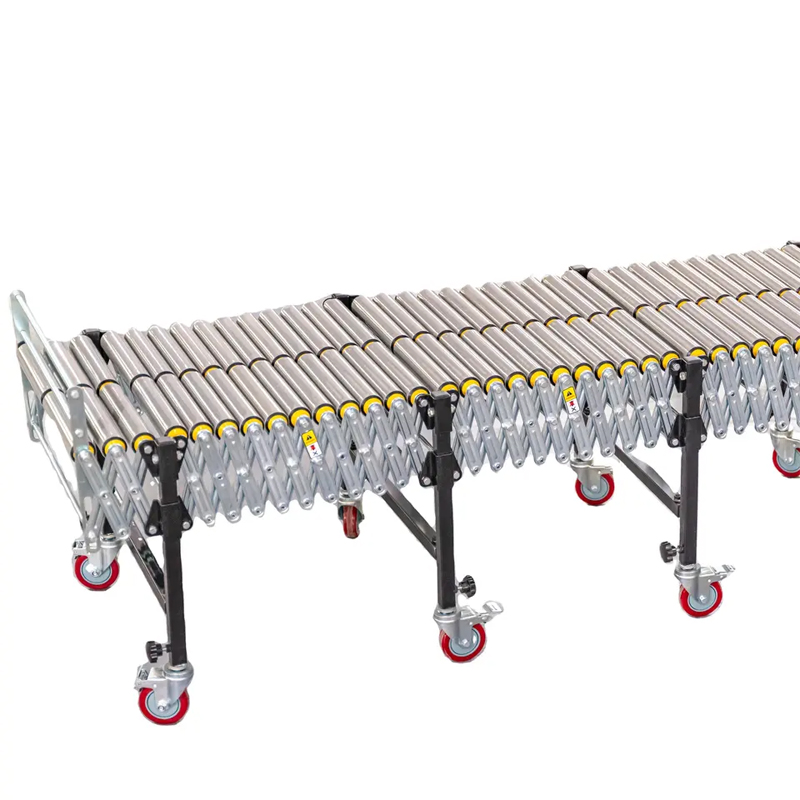  flexible roller conveyor for container unloading