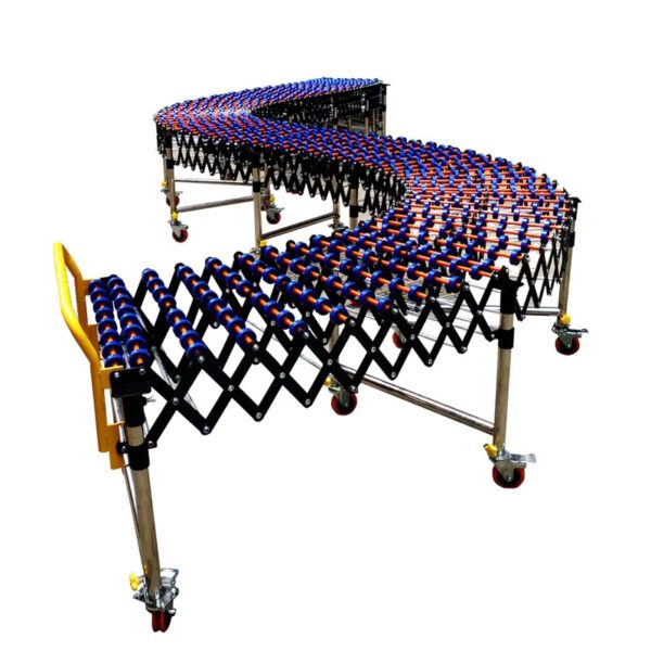  Flexible Expandable Plastic Skate Wheel Roller Conveyor