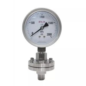  High-pressure diaphragm pressure gauge with oil pressure