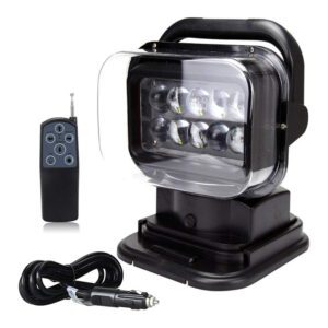  LED Searchlight Work Light LED Rotating Remote Control