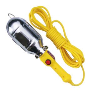  Work Light With Reflector Portable Metal Shield Incandescent