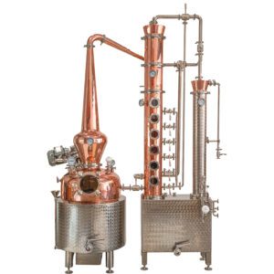  300L Copper Still Turnkey Batch Alcohol Distilling Systems