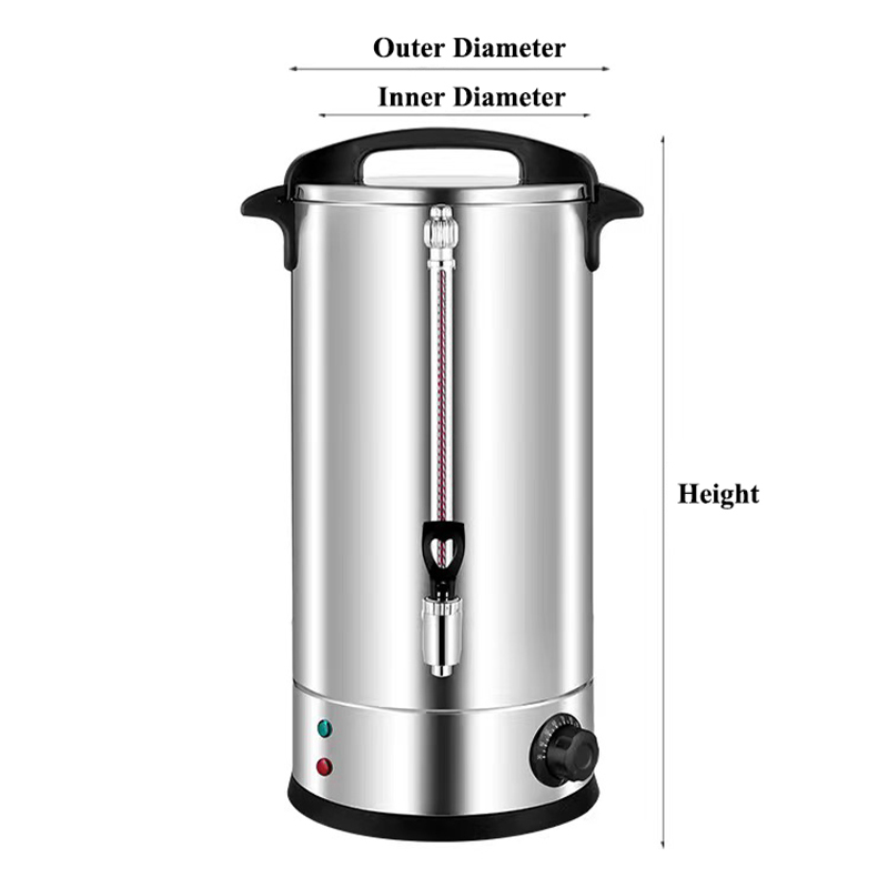  Big Capacity Hot Water Urn 8L-45L Commercial Instant Coffee