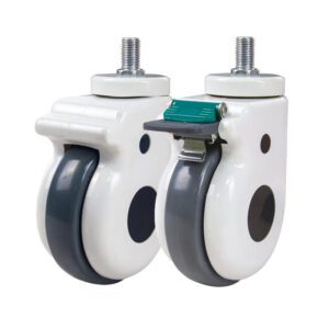  5 Inch Caster Wheels Hospital Bed Mute With Brake