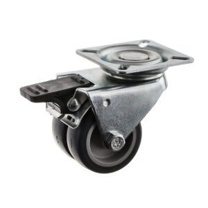  Zinc Plating Caster Light Duty 2 Inch 50mm Swivel Wheel