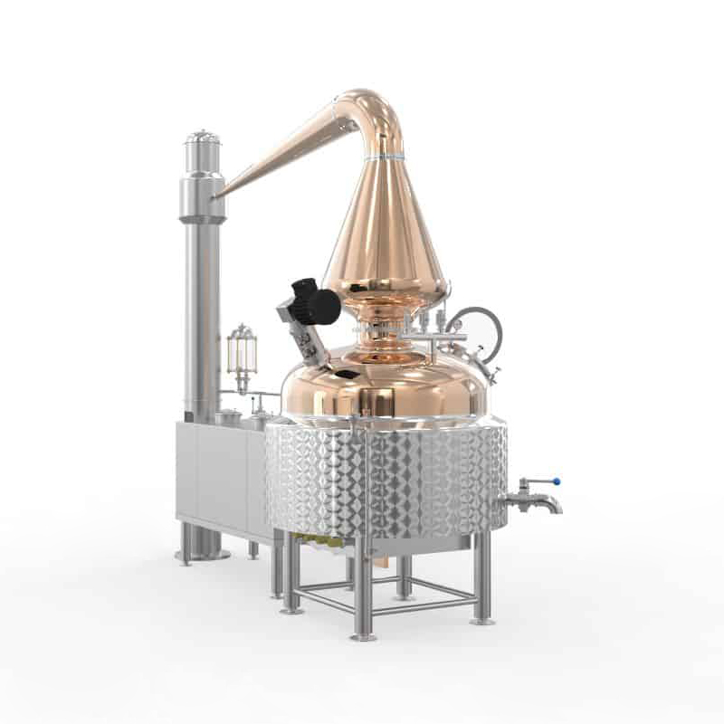  1000L Distillery Equipment Whiskey Rum Copper Pot still