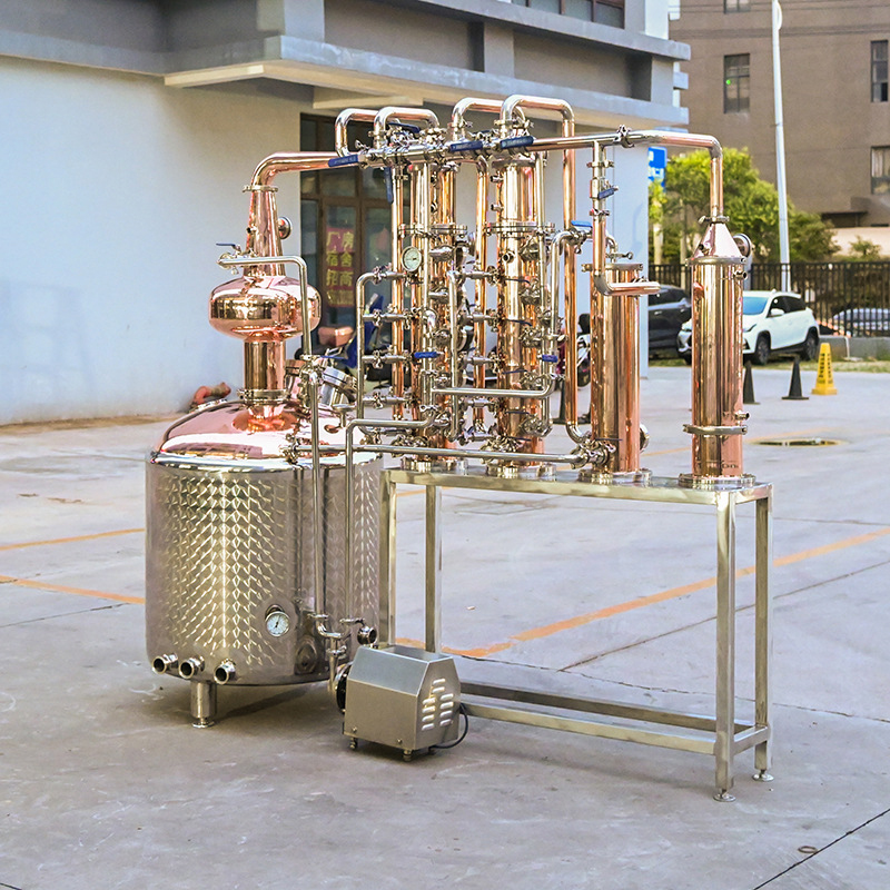  Distillation Equipment 500L Red Copper Stainless Steel Wine