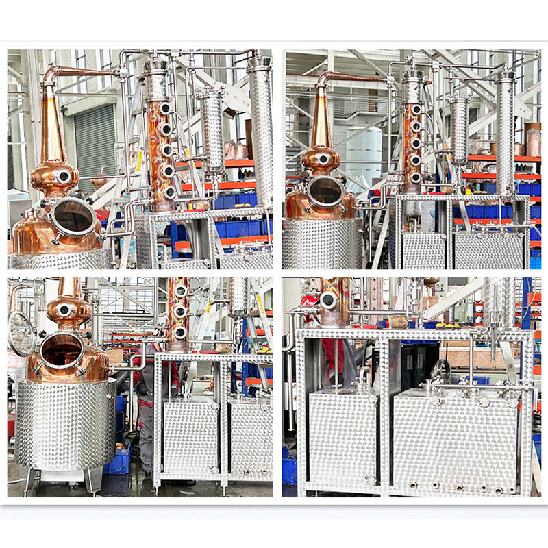  Distillation Equipment 500L High Efficiency Copper