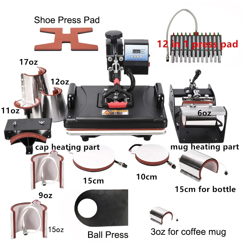  Heat Press Machine Press Machine Printer Sublimation Machine