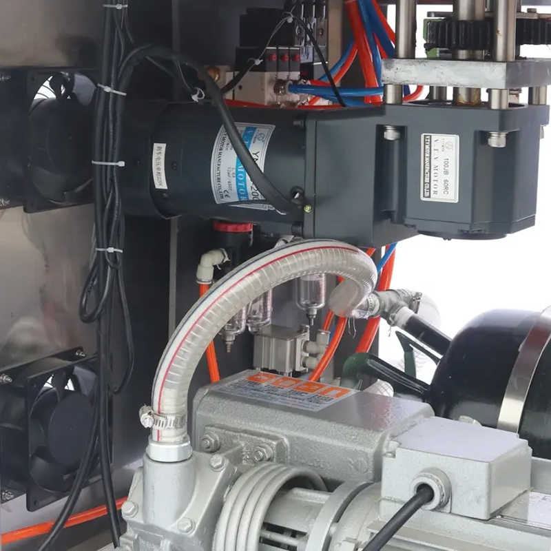 Mechanical semi automatic glass bottle vacuum closing capping machine for glass bottle iron lid - Image 4