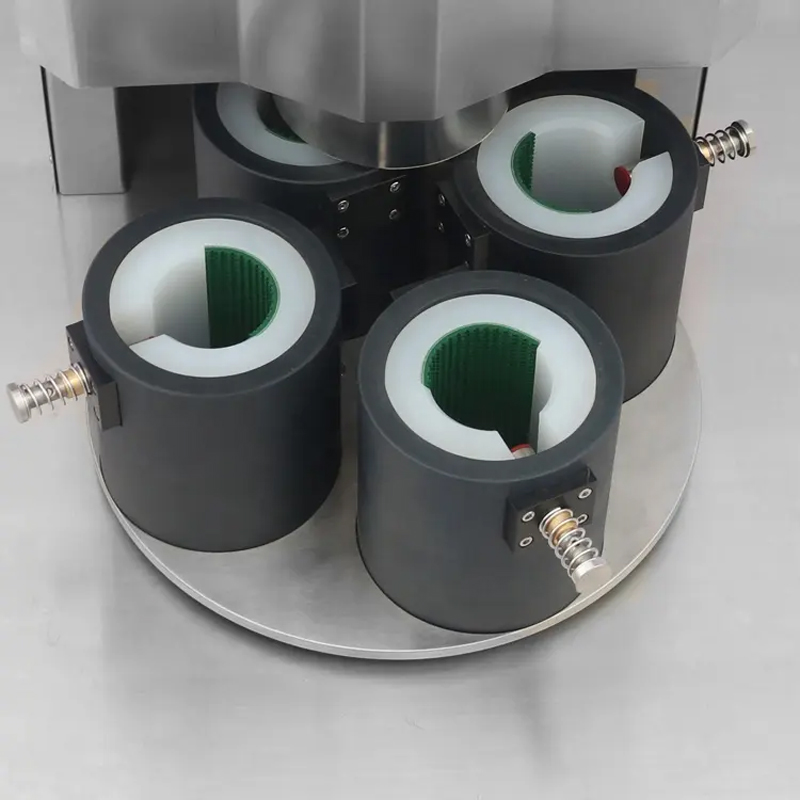 Mechanical semi automatic glass bottle vacuum closing capping machine for glass bottle iron lid - Image 3