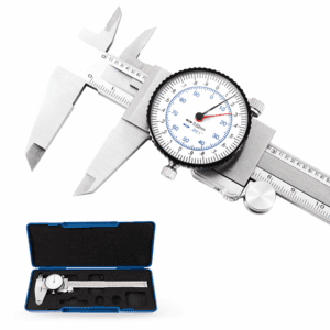 Calibri combinati inglesi e metrici ad alta precisione, antiurto, da 6 pollici, 0-150 mm