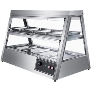 1.1M Food Warmer Display Electric Heated Display Showcase/hot Food Warmer/kfc Hot Cabinet/heat Food Display