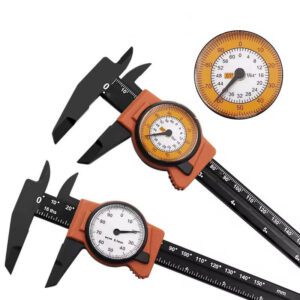 Calibro a quadrante 0-150 mm Strumenti di misurazione Calibro a corsoio con orologio Indicatore a quadrante ad alta precisione in plastica