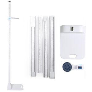 210cm 4 Sections Body Height Rod Wall Mounted Height Meter Stadiometer Portable Electronic Stadiometer