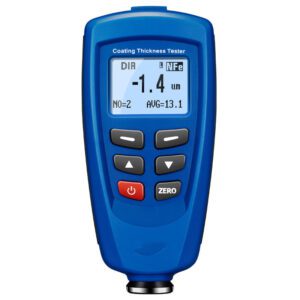 Misuratore di spessore del rivestimento a correnti parassite magnetiche doppie da 1250 µm per vernice per auto e metallo per autoveicoli