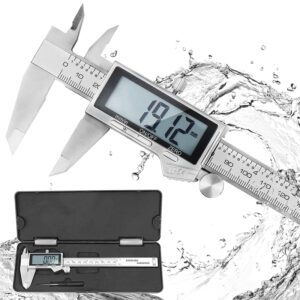 IP54 Waterproof Digital Caliper 6 Inch /150 mm Vernier Caliper with Huge LCD Screen