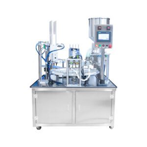 Automatic Yogurt Cup Filling and Sealing Machine