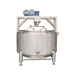 Tini industriali per formaggi da 500 litri per la lavorazione dei latticini