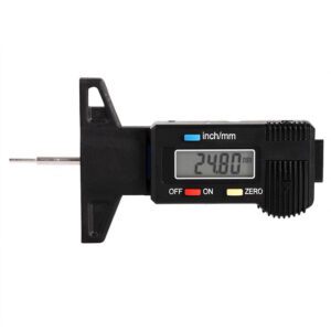 Digital Tire Snap Depth Gauge Tire Gauge Digital Thread Depth Gauge with Spring