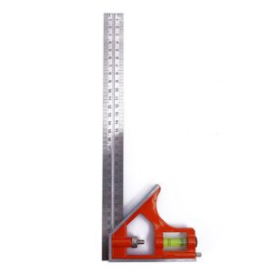 360 Measuring Angle Ruler Measuring Set Precision Stainless Steel Adjustable Combination Level