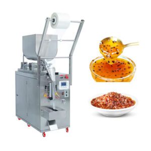 Honey Tomato Sauce Peanut Butter Paste Packing Machine Liquid Pouch Filler Multi-functional Design
