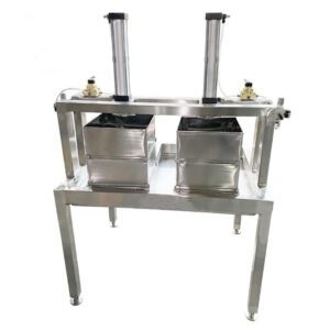 Pressa pneumatica per formaggio a forma quadrata in acciaio inossidabile 304